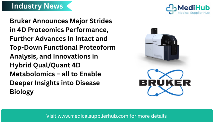 Bruker Reports New Advances in 4D Proteomics Technologies